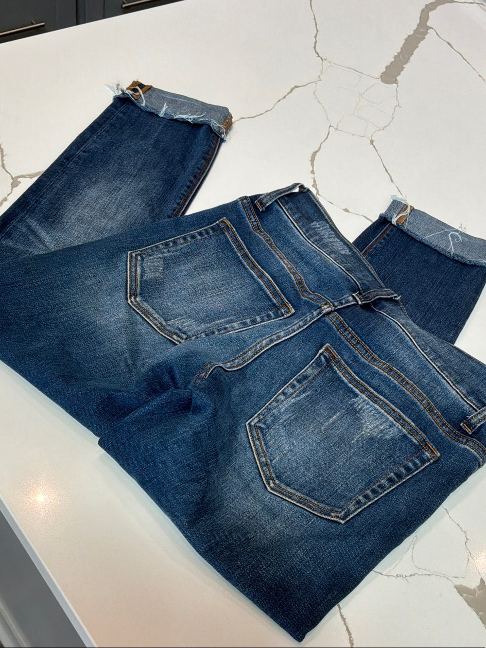 Refined by DayTrip R1959 Women’s Size 27 Dark Blue Washed Denim Jeans Skinny